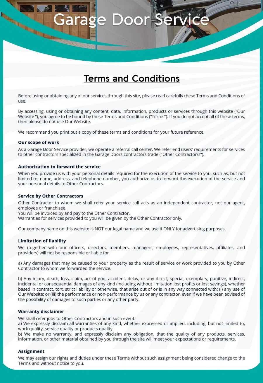 Garage Door Mobile Service Repair Palos Park, IL 708-300-9237